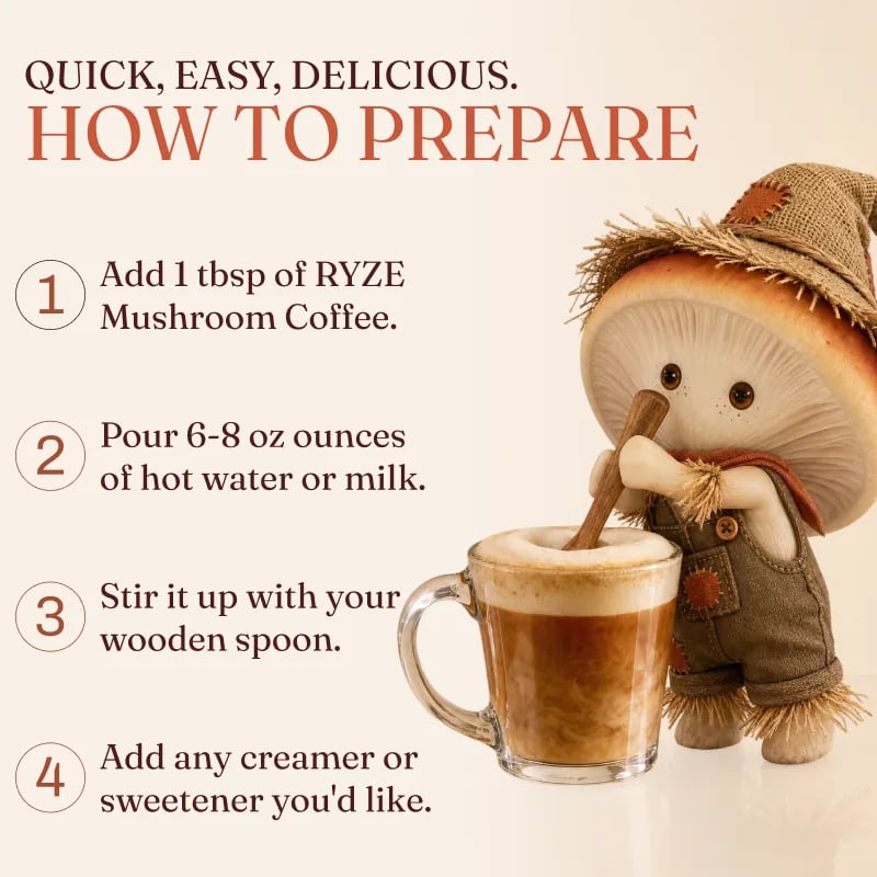 RYZE Mushroom Coffee — Harvest Fair