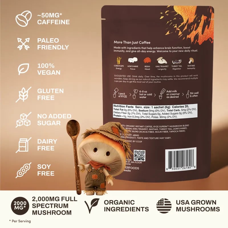 RYZE Mushroom Coffee — Harvest Fair
