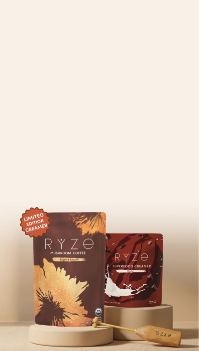 RYZE limited edition Mocha Superfood Creamer