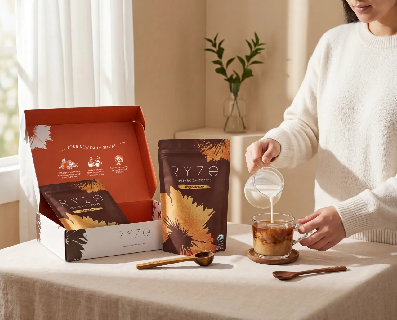 RYZE Mushroom Coffee creator gift box